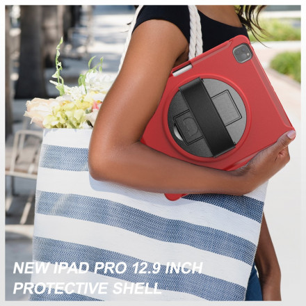 iPad Pro 12.9" kotelo (2021) (2020) (2019) Hihna, jalusta ja tyylinpidike