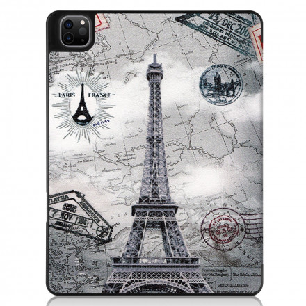 Smart Case iPad Pro 12.9" (2021) Eiffel-torni Stylus-kotelo iPad Pro 12.9" (2021) Eiffel-torni