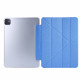 Smart Case iPad Pro 12.9" (2021) keinonahkainen silkkikuvioinen suojakotelo