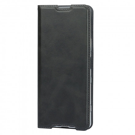 Flip Cover Sony Xperia 1 III keinonahkainen tyylikäs hihna