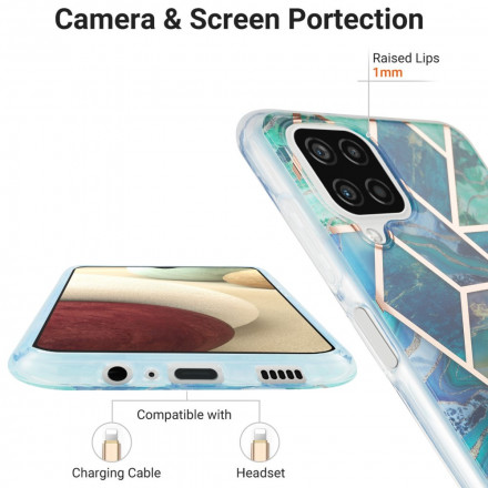 Samsung Galaxy A12 / M12 Marble Ultra Design Kotelo