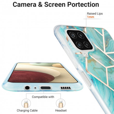 Samsung Galaxy A12 / M12 Marble Ultra Design Kotelo