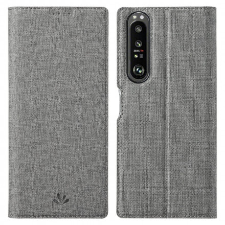 Flip Cover Sony Xperia 1 III teksturoitu VILI DMX