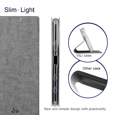 Flip Cover Sony Xperia 1 III teksturoitu VILI DMX