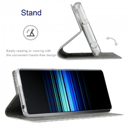 Flip Cover Sony Xperia 1 III teksturoitu VILI DMX