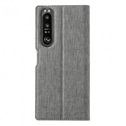 Flip Cover Sony Xperia 1 III teksturoitu VILI DMX