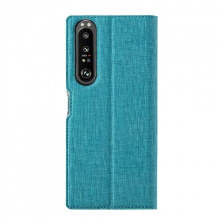 Flip Cover Sony Xperia 1 III teksturoitu VILI DMX