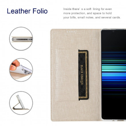 Flip Cover Sony Xperia 1 III teksturoitu VILI DMX