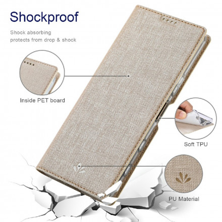 Flip Cover Sony Xperia 1 III teksturoitu VILI DMX