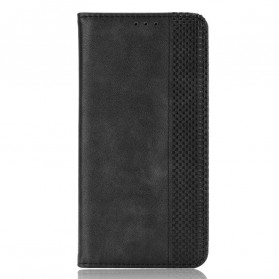 Flip Cover Oppo A54 5G / A74 5G Nahkatehoste Vintage Styling