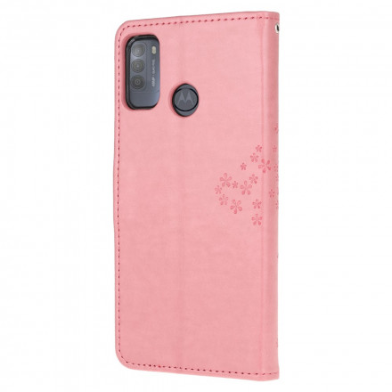 Moto G50 Puu & Pöllö hihnan kotelo