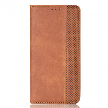 Vintage Leather Effect Moto G50 Flip Cover