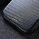 Moto G9 Power Silikoni Carbon Flip Cover -suojus