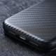 Moto G9 Power Silikoni Carbon Flip Cover -suojus