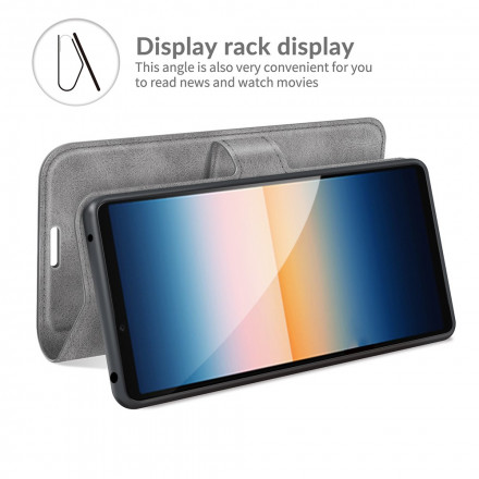 Sony Xperia 10 III Slim Leather Effect kotelo Sony Xperia 10 III Slim Leather Effect kotelo