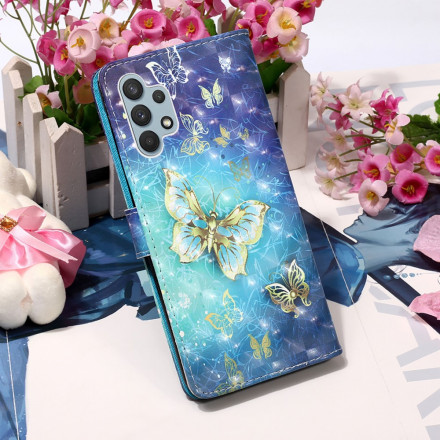 Samsung Galaxy A32 4G Gold Butterfly hihna asia