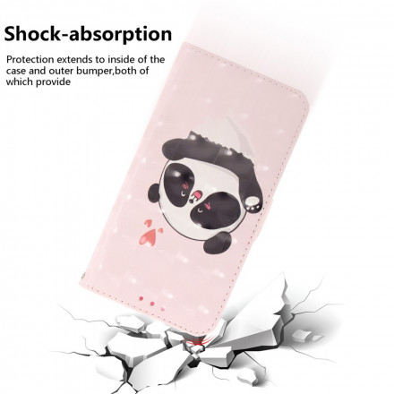Moto G9 Play Panda Love Strap kotelo