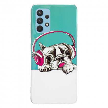 Samsung Galaxy A32 4G Fluoresoiva koira kotelo