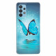 Samsung Galaxy A32 4G perhonen tapauksessa sininen fluoresoiva