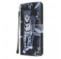 Samsung Galaxy A22 5G Leopardi hihna Case