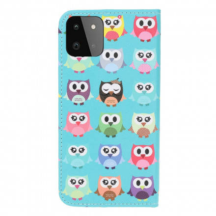 Samsung Galaxy A22 5G Multi Owl Case