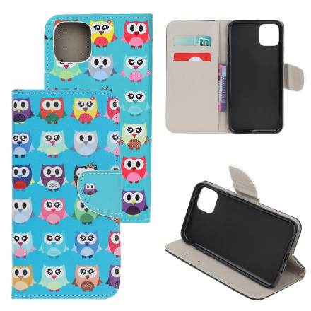 Samsung Galaxy A22 5G Multi Owl Case