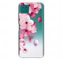Samsung Galaxy A22 5G Case Pieni vaaleanpunaiset kukat