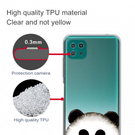 Samsung Galaxy A22 5G Clear Case Panda
