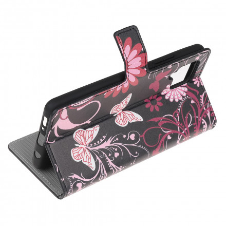 Samsung Galaxy A22 4G Case Perhoset ja kukat