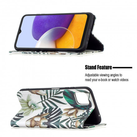 Flip Cover Samsung Galaxy A22 5G Lehdet
