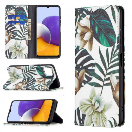 Flip Cover Samsung Galaxy A22 5G Lehdet