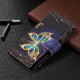 Samsung Galaxy A22 5G Vetoketjullinen tasku Perhoset Art