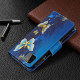 Samsung Galaxy A22 5G vetoketjullinen tasku perhoset asia