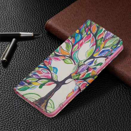 Samsung Galaxy A22 5G Case värillinen puu