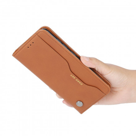 Flip Cover Samsung Galaxy A22 4G keinonahkainen korttikotelo Flip Cover Samsung Galaxy A22 4G keinonahkainen korttikotelo
