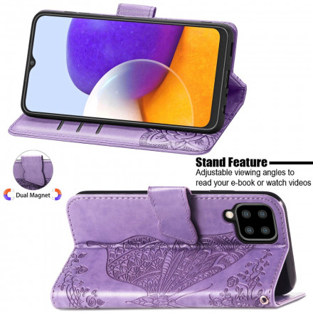 Samsung Galaxy A22 4G Half Butterfly Case