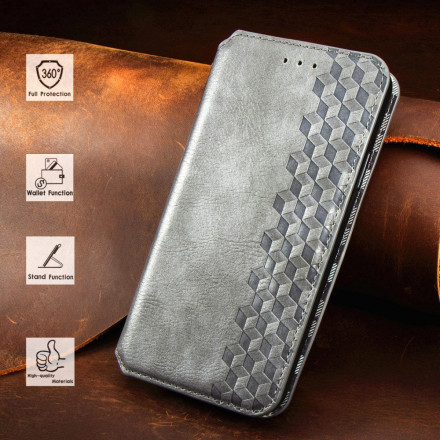 Flip Cover Samsung Galaxy A22 4G Nahkatehoste Diamond Texture (timanttitekstiili)