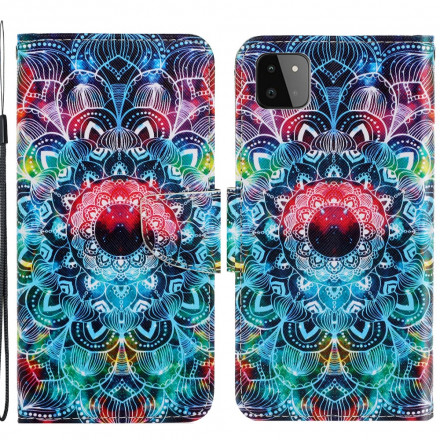 Samsung Galaxy A22 5G 5G Flashy Mandala hihna tapauksessa