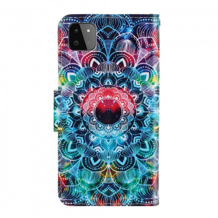 Samsung Galaxy A22 5G 5G Flashy Mandala hihna tapauksessa