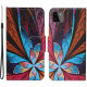 Samsung Galaxy A22 5G Kotelo Värilliset lehdet ja hihna