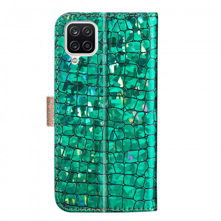 Samsung Galaxy A22 4G Croco Diamond Case