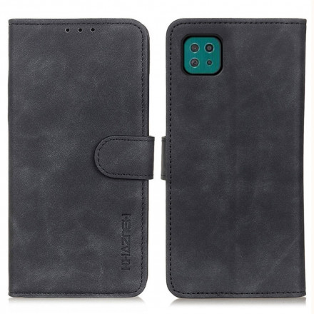 Samsung Galaxy A22 5G matta nahka tapauksessa Vintage KHAZNEH