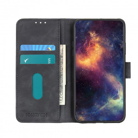 Samsung Galaxy A22 5G matta nahka tapauksessa Vintage KHAZNEH