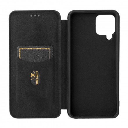 Flip Cover Samsung Galaxy A22 4G Hiilikuitukansi