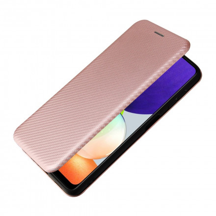 Flip Cover Samsung Galaxy A22 4G Hiilikuitukansi