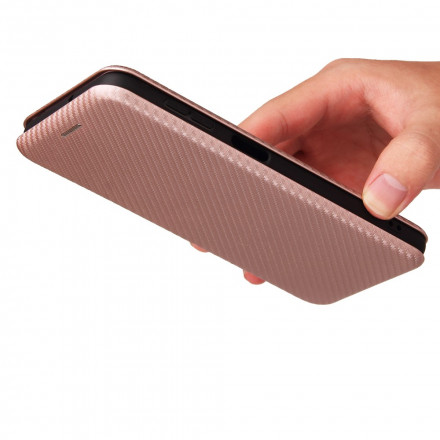 Flip Cover Samsung Galaxy A22 4G Hiilikuitukansi