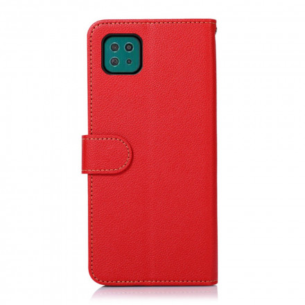 Samsung Galaxy A22 5G Style Case Lychee RFID KHAZNEH