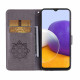 Samsung Galaxy A22 5G Case Mandala Pöllö ja hihna