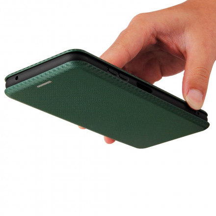 Flip Cover Samsung Galaxy A22 5G Hiilikuitukansi