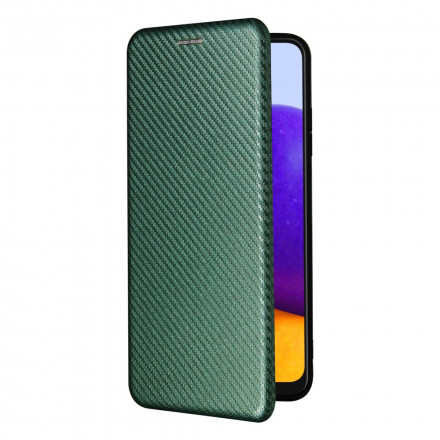 Flip Cover Samsung Galaxy A22 5G Hiilikuitukankaat
